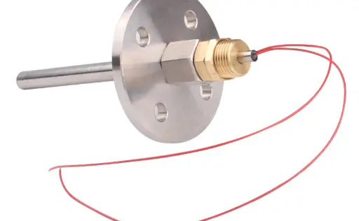 Boiler stack temperature sensor and thermowell, 1k Pt